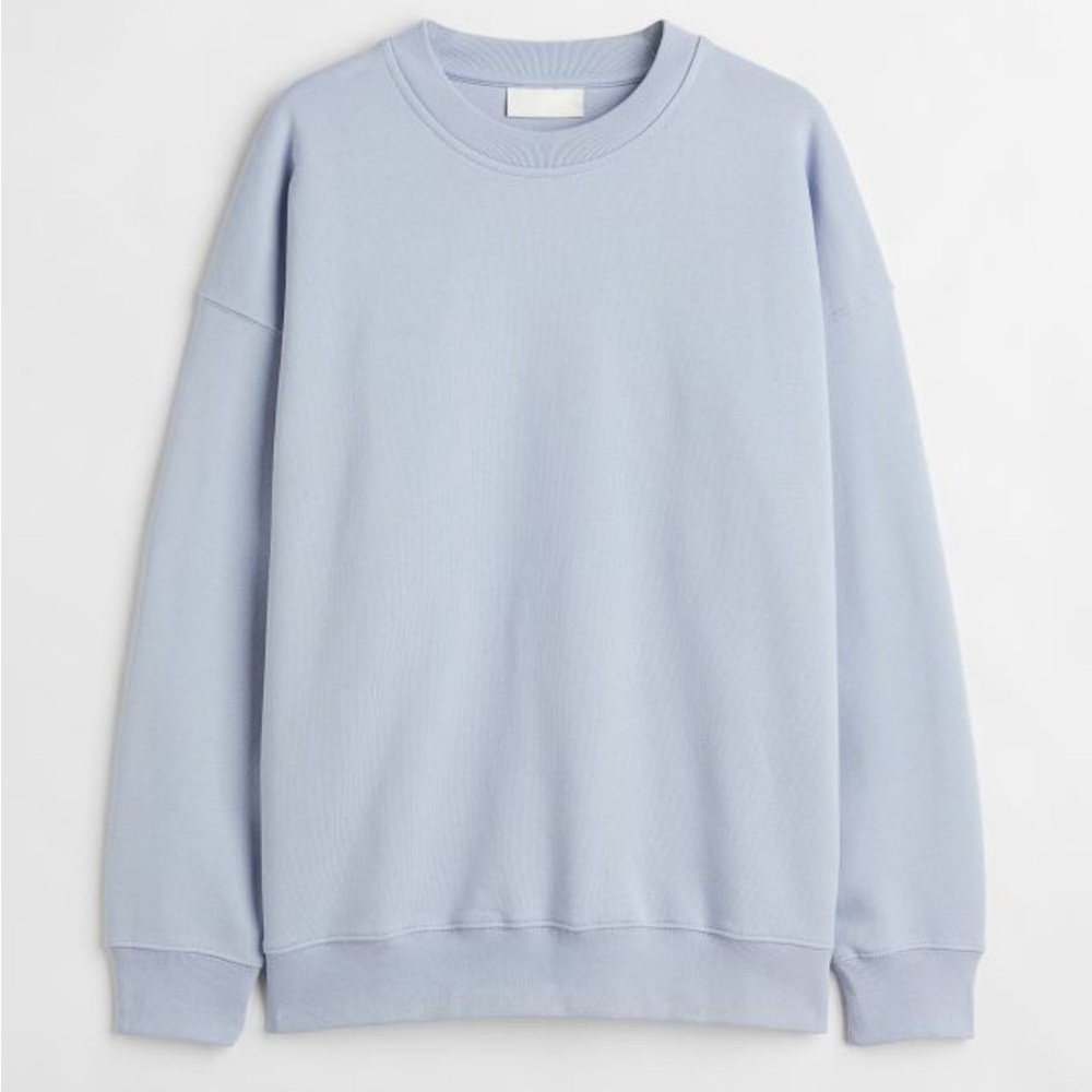 Oversized Fit Cotton Sweatshirt